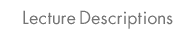 Course Descriptions